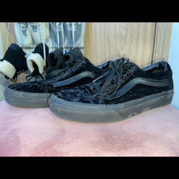 Black Vans Velvet - Picture 2 of 8